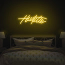 HU$TLE Neon Sign - Custom Neon Signs | LED Neon Signs | Zanvis Neon®