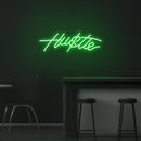 HU$TLE Neon Sign - Custom Neon Signs | LED Neon Signs | Zanvis Neon®