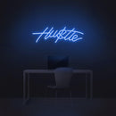 HU$TLE Neon Sign - Custom Neon Signs | LED Neon Signs | Zanvis Neon®