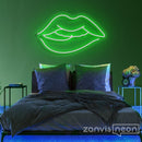 Irresistible Lips Neon Sign - Custom Neon Signs | LED Neon Signs | Zanvis Neon®