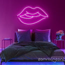 Irresistible Lips Neon Sign - Custom Neon Signs | LED Neon Signs | Zanvis Neon®