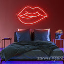 Irresistible Lips Neon Sign - Custom Neon Signs | LED Neon Signs | Zanvis Neon®