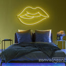 Irresistible Lips Neon Sign - Custom Neon Signs | LED Neon Signs | Zanvis Neon®