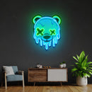 Ice Head Bear Led Neon Acrylic Artwork - Custom Neon Signs | LED Neon Signs | Zanvis Neon®