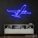 The Airplane Neon Sign - Custom Neon Signs | LED Neon Signs | Zanvis Neon®