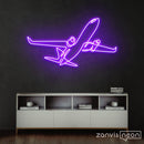 The Airplane Neon Sign - Custom Neon Signs | LED Neon Signs | Zanvis Neon®