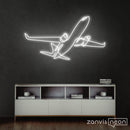 The Airplane Neon Sign - Custom Neon Signs | LED Neon Signs | Zanvis Neon®
