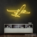 The Airplane Neon Sign - Custom Neon Signs | LED Neon Signs | Zanvis Neon®