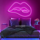 Irresistible Lips Neon Sign - Custom Neon Signs | LED Neon Signs | Zanvis Neon®