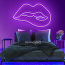 Irresistible Lips Neon Sign - Custom Neon Signs | LED Neon Signs | Zanvis Neon®