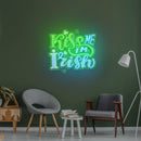 Kiss Me Im Irish St Patrick Day LED Neon Signs - Custom Neon Signs | LED Neon Signs | Zanvis Neon®