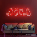 Kitty Neon Sign - Custom Neon Signs | LED Neon Signs | Zanvis Neon®