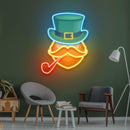 Leprechaun Beard St Patrick Day LED Neon Signs - Custom Neon Signs | LED Neon Signs | Zanvis Neon®