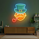 Leprechaun Beard St Patrick Day LED Neon Signs - Custom Neon Signs | LED Neon Signs | Zanvis Neon®