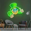 Leprechaun Saint Patrick Day LED Neon Signs - Custom Neon Signs | LED Neon Signs | Zanvis Neon®