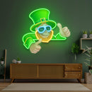 Leprechaun Saint Patrick Day LED Neon Signs - Custom Neon Signs | LED Neon Signs | Zanvis Neon®