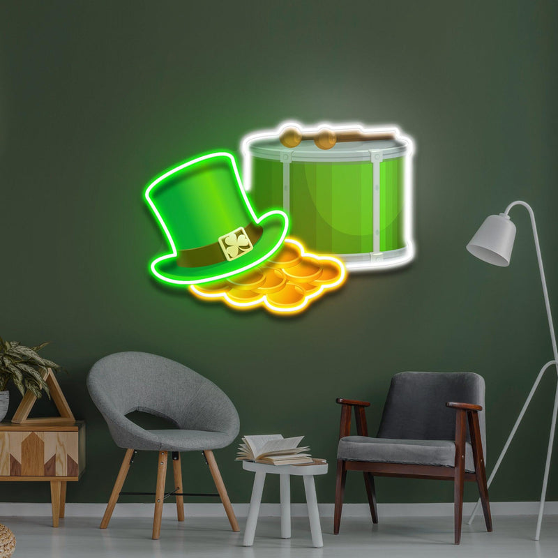 Leprechaun Trap St Patrick Day LED Neon Signs - Custom Neon Signs | LED Neon Signs | Zanvis Neon®