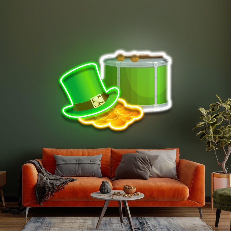 Leprechaun Trap St Patrick Day LED Neon Signs - Custom Neon Signs | LED Neon Signs | Zanvis Neon®