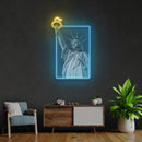 Liberty Enlightening the World Led Neon Acrylic Artwork Zanvis Neon