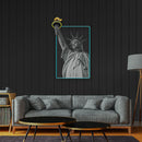Liberty Enlightening the World Led Neon Acrylic Artwork Zanvis Neon