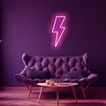 Lightning Strike Neon Sign - Custom Neon Signs | LED Neon Signs | Zanvis Neon®