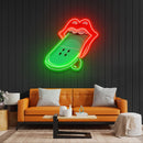 Lips Skateboard Led Neon Acrylic Artwork - Custom Neon Signs | LED Neon Signs | Zanvis Neon®