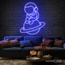 Lonely Astronaut Neon Sign - Custom Neon Signs | LED Neon Signs | Zanvis Neon®