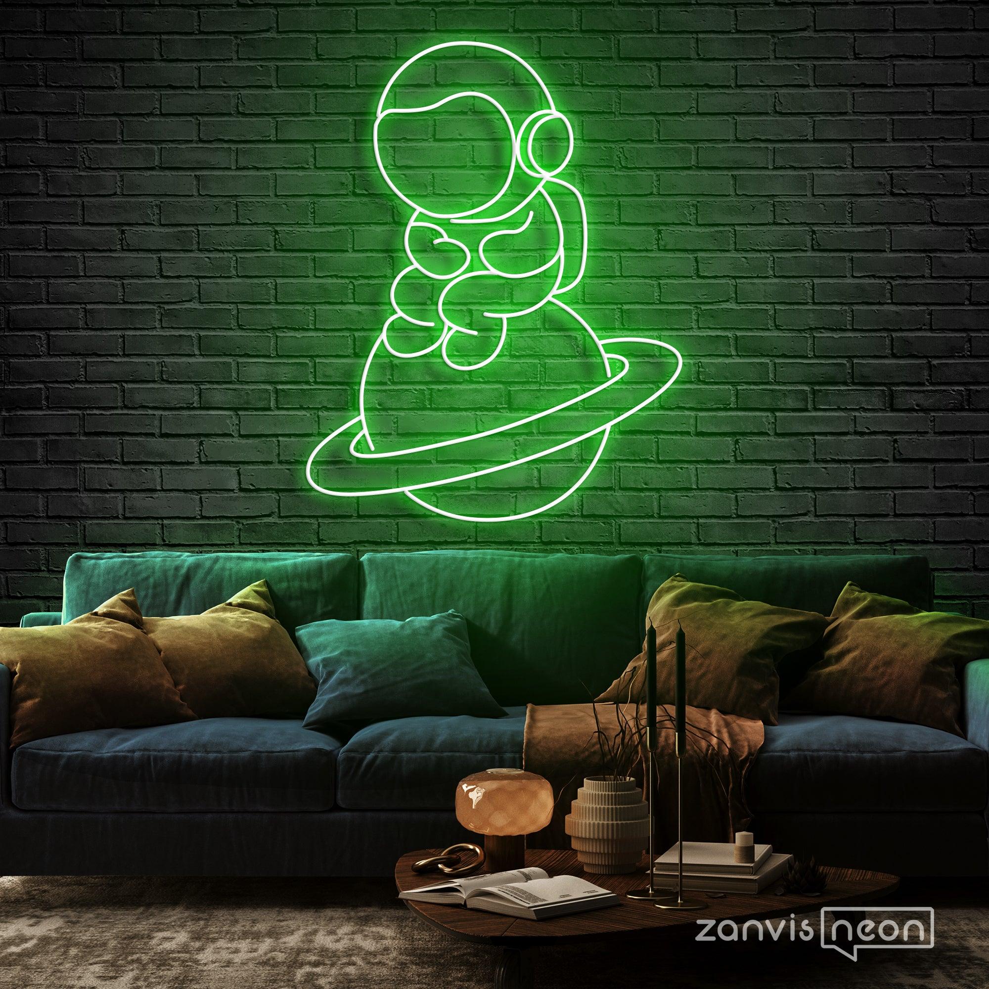 Lonely Astronaut Neon Sign - Custom Neon Signs | LED Neon Signs | Zanvis Neon®
