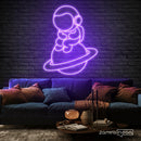 Lonely Astronaut Neon Sign - Custom Neon Signs | LED Neon Signs | Zanvis Neon®