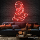 Lonely Astronaut Neon Sign - Custom Neon Signs | LED Neon Signs | Zanvis Neon®