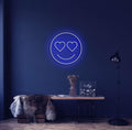 Love Eyes Neon Sign - Custom Neon Signs | LED Neon Signs | Zanvis Neon®