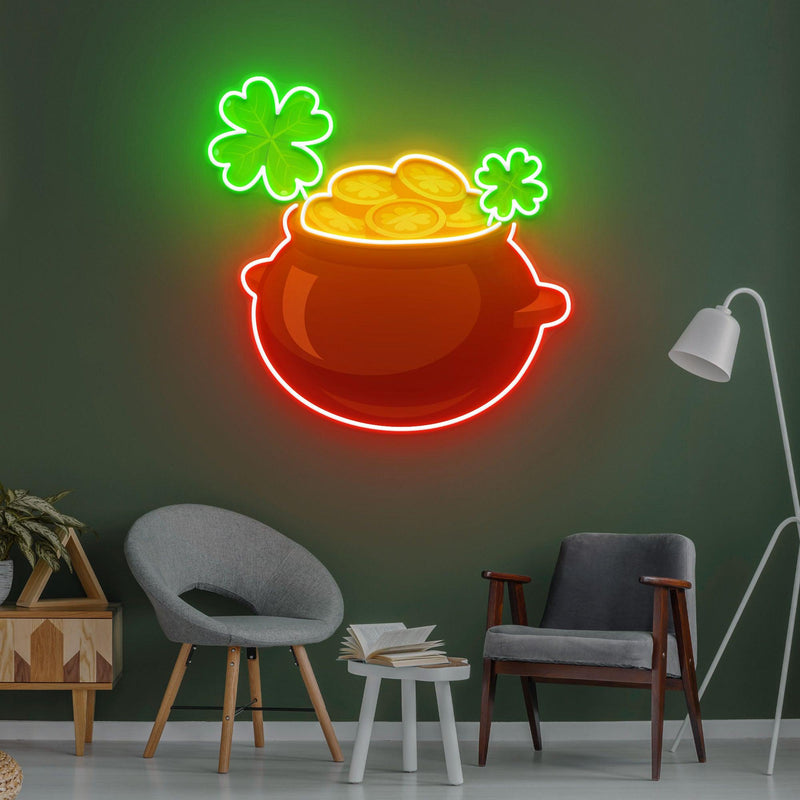 Lucky St Patrick Day LED Neon Signs - Custom Neon Signs | LED Neon Signs | Zanvis Neon®