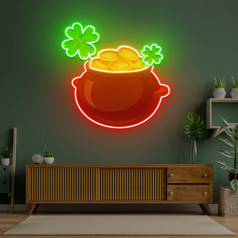 Lucky St Patrick Day LED Neon Signs - Custom Neon Signs | LED Neon Signs | Zanvis Neon®