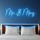MR MRS Neon Sign - Custom Neon Signs | LED Neon Signs | Zanvis Neon®