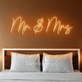 MR MRS Neon Sign - Custom Neon Signs | LED Neon Signs | Zanvis Neon®