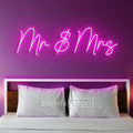 MR MRS Neon Sign - Custom Neon Signs | LED Neon Signs | Zanvis Neon®