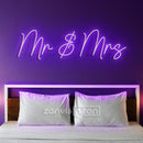 MR MRS Neon Sign - Custom Neon Signs | LED Neon Signs | Zanvis Neon®
