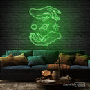 Magic Hands Neon Sign - Custom Neon Signs | LED Neon Signs | Zanvis Neon®