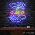 Magic Hands Neon Sign - Custom Neon Signs | LED Neon Signs | Zanvis Neon®