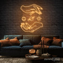 Magic Hands Neon Sign - Custom Neon Signs | LED Neon Signs | Zanvis Neon®