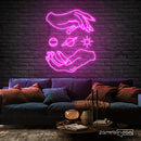 Magic Hands Neon Sign - Custom Neon Signs | LED Neon Signs | Zanvis Neon®