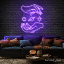 Magic Hands Neon Sign - Custom Neon Signs | LED Neon Signs | Zanvis Neon®