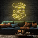 Magic Hands Neon Sign - Custom Neon Signs | LED Neon Signs | Zanvis Neon®
