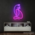 Minimalist Cat Neon Sign - Custom Neon Signs | LED Neon Signs | Zanvis Neon®