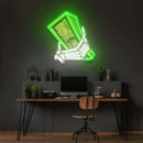 Money Hands Led Neon Acrylic Artwork - Custom Neon Signs | LED Neon Signs | Zanvis Neon®