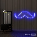 Moustache Neon Sign - Custom Neon Signs | LED Neon Signs | Zanvis Neon®