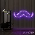 Moustache Neon Sign - Custom Neon Signs | LED Neon Signs | Zanvis Neon®