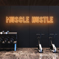 Muscle Hustle Neon Sign - Custom Neon Signs | LED Neon Signs | Zanvis Neon®