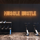 Muscle Hustle Neon Sign - Custom Neon Signs | LED Neon Signs | Zanvis Neon®