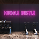 Muscle Hustle Neon Sign - Custom Neon Signs | LED Neon Signs | Zanvis Neon®